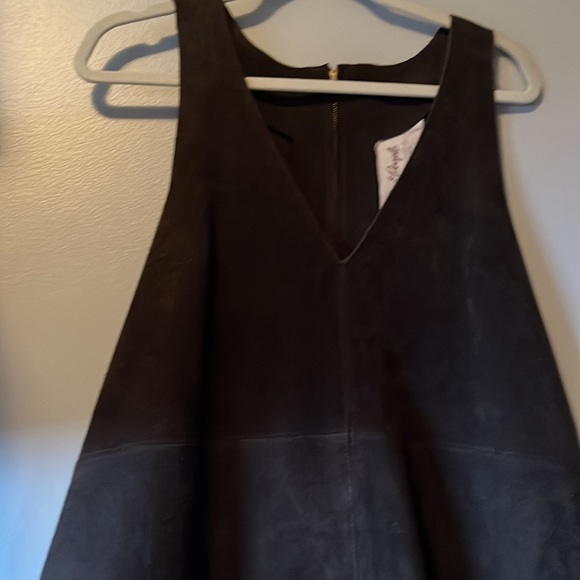 Free People suede jumper tunic size M - Picture 3 of 7
